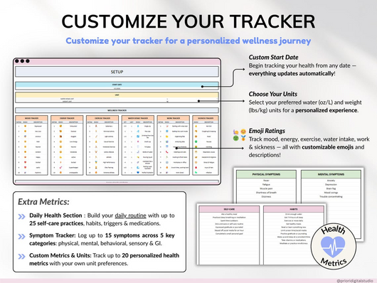 Health Wellness Automated Tracker (Video Course Included)