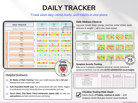 Health Wellness Automated Tracker (Video Course Included)