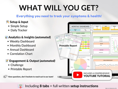Health Wellness Automated Tracker (Video Course Included)